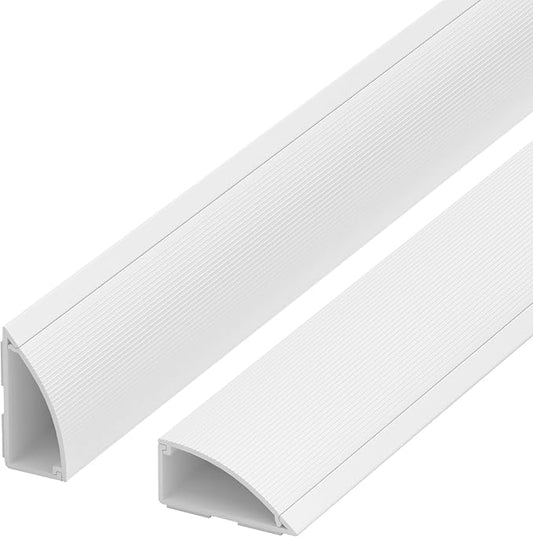 ZhiYo 68in Floor Cord Cover for Corner, Large Cord Hider for 3-5 Cords