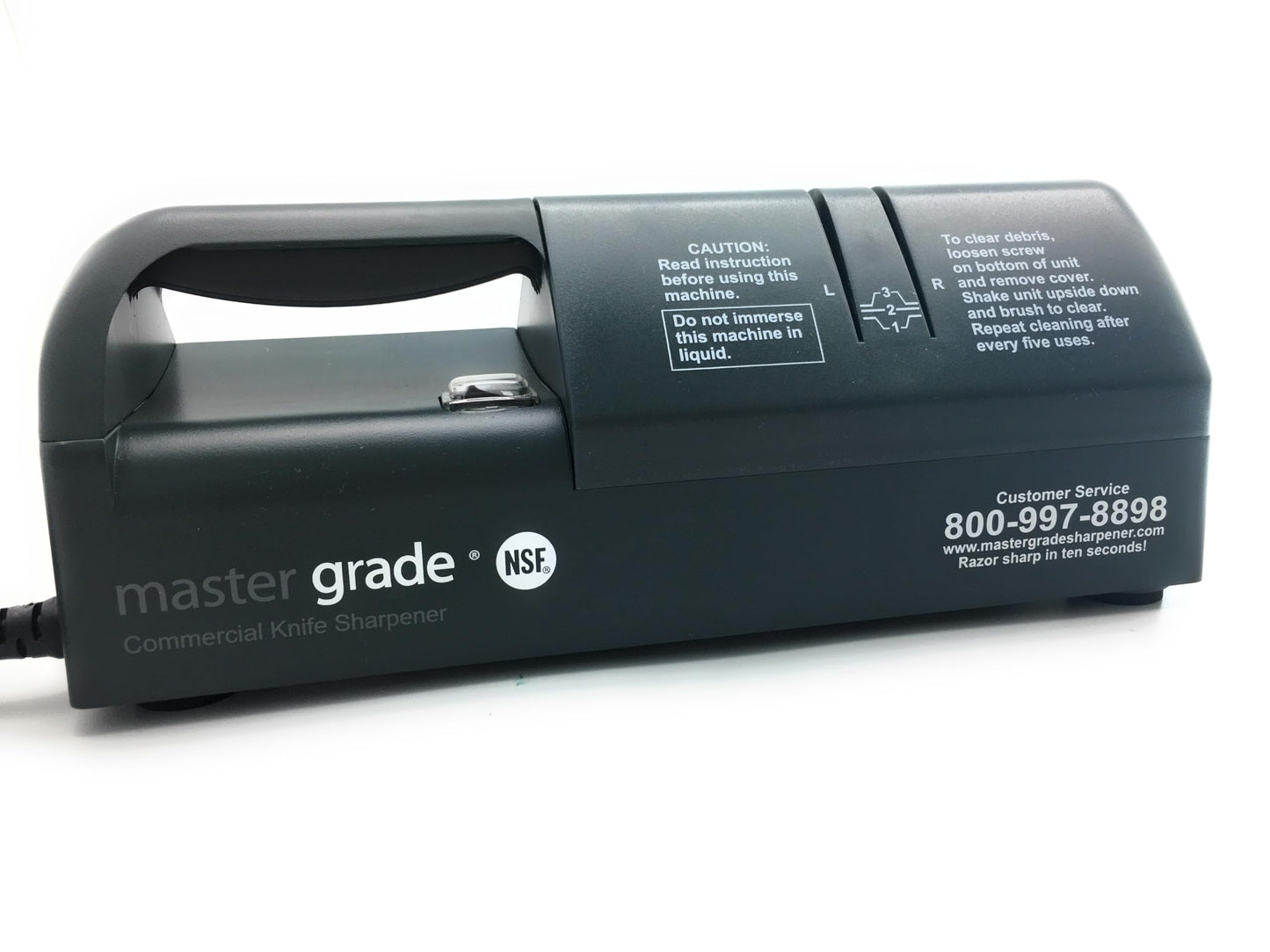 Master Grade Commercial Electric Knife Sharpener with 3 Pair of Sharpening Wheel