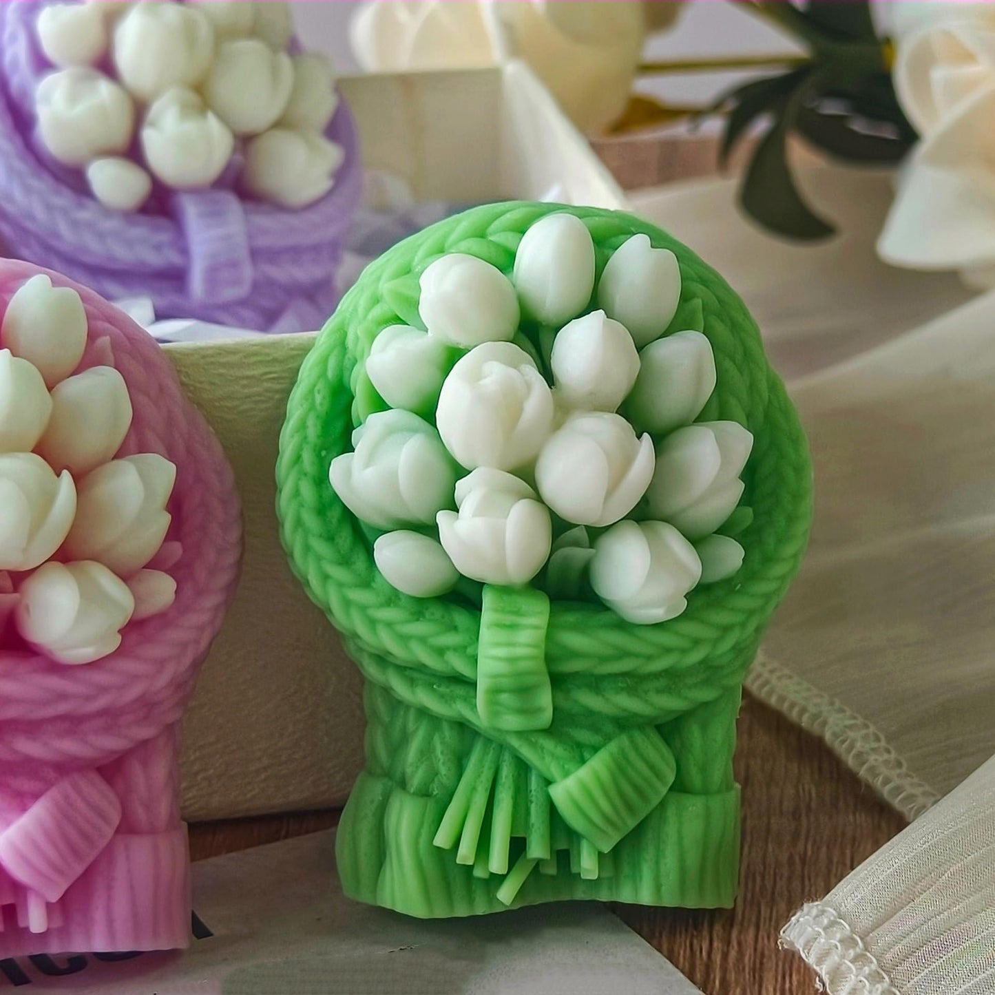 Squirrel Molds Animal Resin Mold - Resin Casting Silicone Molds for Home Decor & Candle Making Wave Spiral Mold