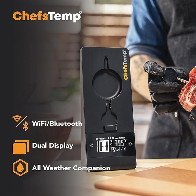 ChefsTemp ProTemp Plus Next-Gen Wireless Meat Thermometer Digital