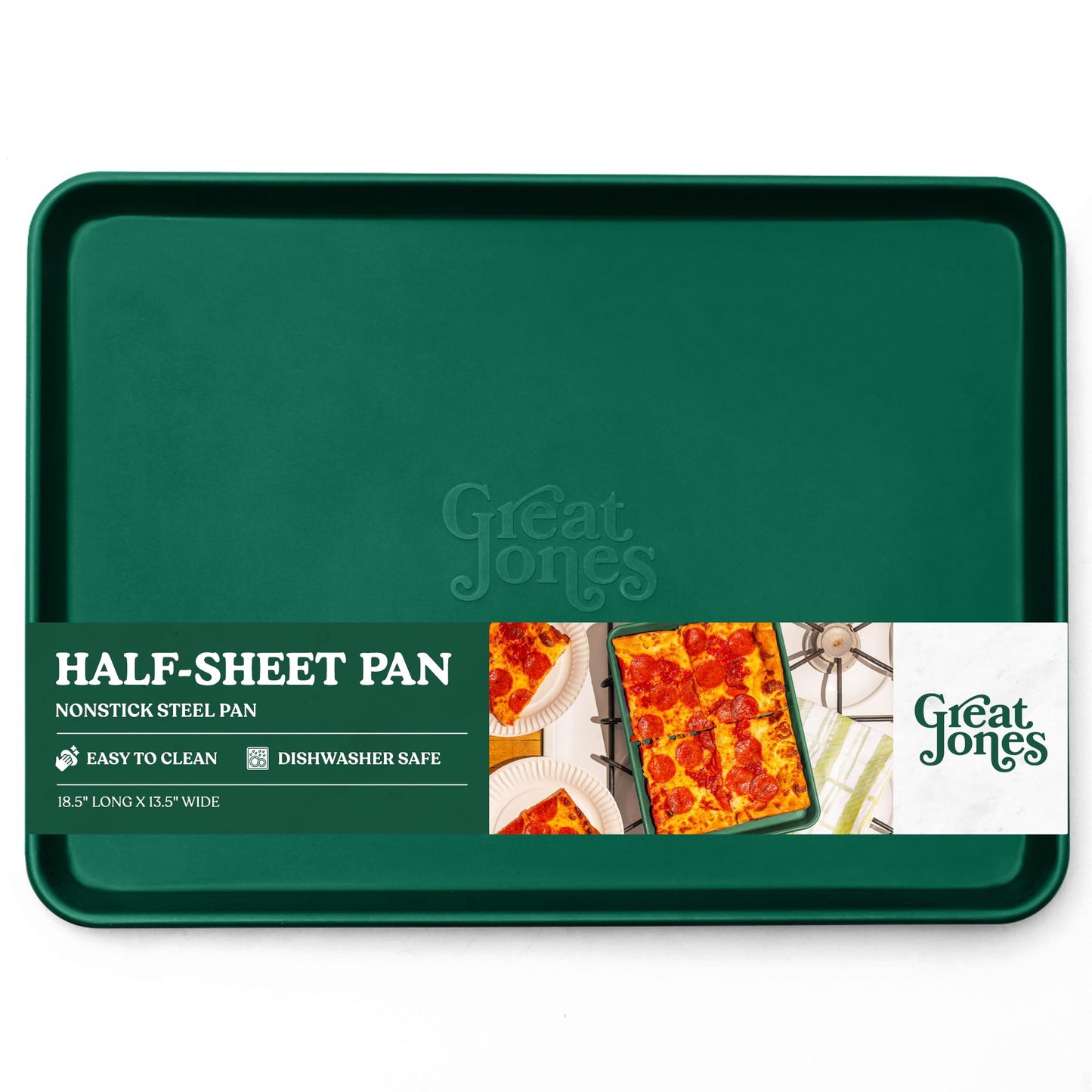 Great Jones Nonstick and Non Toxic Half Sheet Pan 18.5" x 13.5" (Pepper)