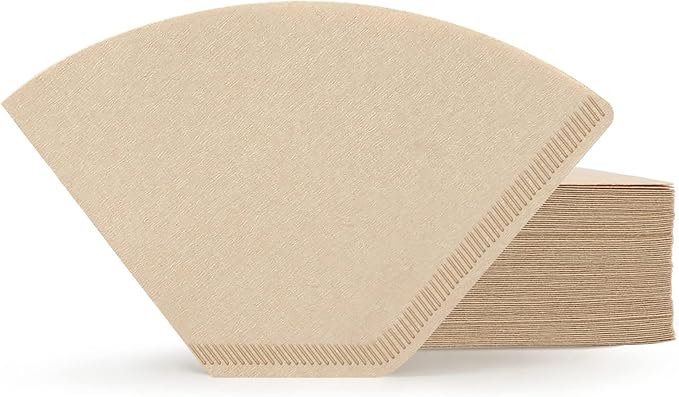 Segarty #1 Coffee Filters Cone, 200 Count Pack Size 1-2 Cup Natural Unbleached Brown Paper Filter Disposable Pour Over Maker Basket Papers Dripper for Most Brewer Machine for Home, Office, Cafetera