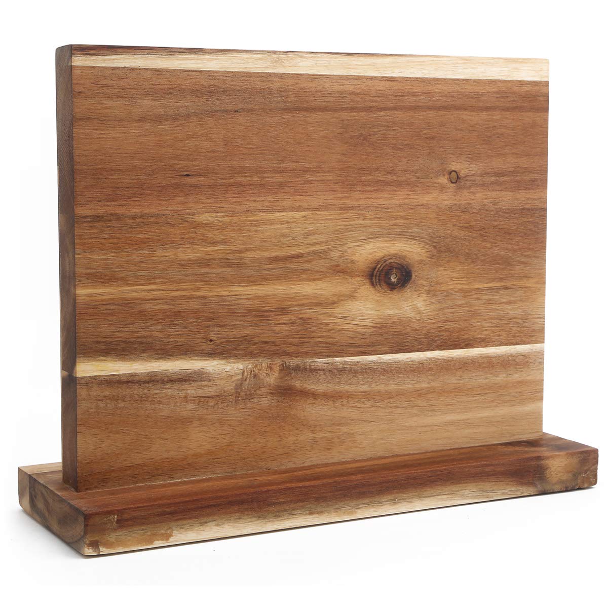 Resafy Large Magnetic Knife Holder,Acacia Wooden Magnetic Knife Block 16 X 12 Inches,Rack Magnetic Universal Stands with Strong Enhanced Magnets Strip Kitchen Storage Cutlery Organizer Without Knifves