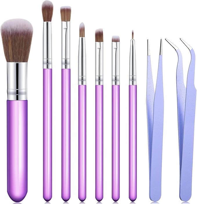 Sinmoe 10 Pieces Cake Candy Decorating Brushes Tools, Multi Color