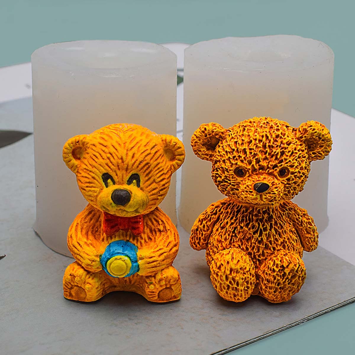 Rose Silicone Mold - Cylinder Shape for Candle, Resin, Soap & Chocolate - Decorative & Versatile