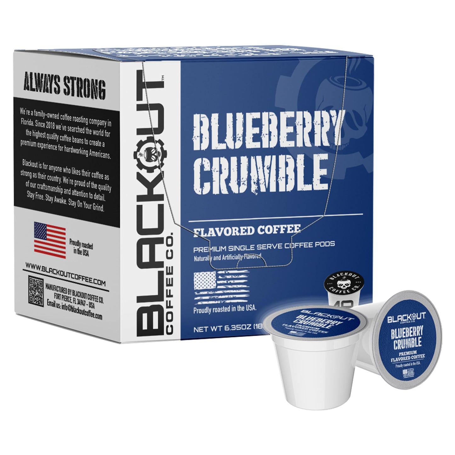 Blackout Coffee Climax Flavored Coffee Pods, 18 Count