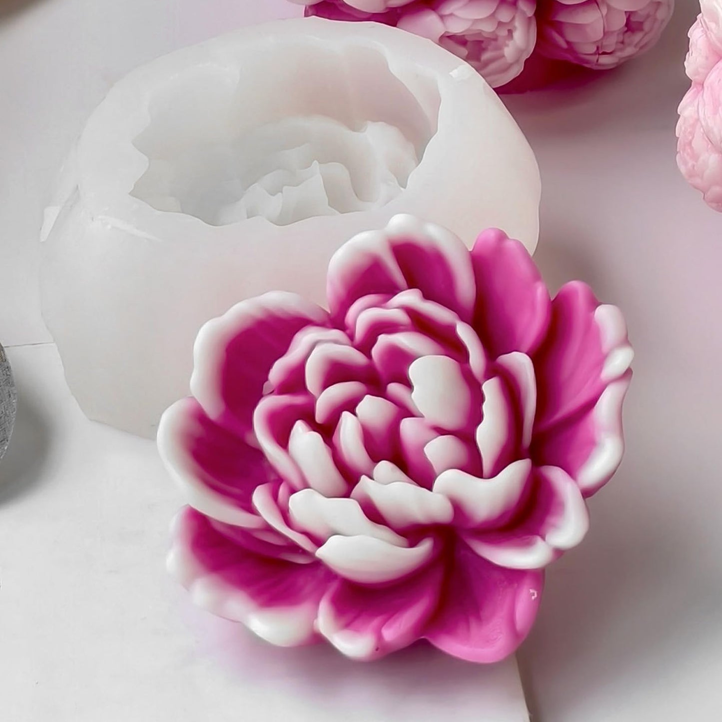 Wave Candle Mold Resin Casting Molds - Jewelry, Candle Making & Craft Supplies - 3D Silicone Mold