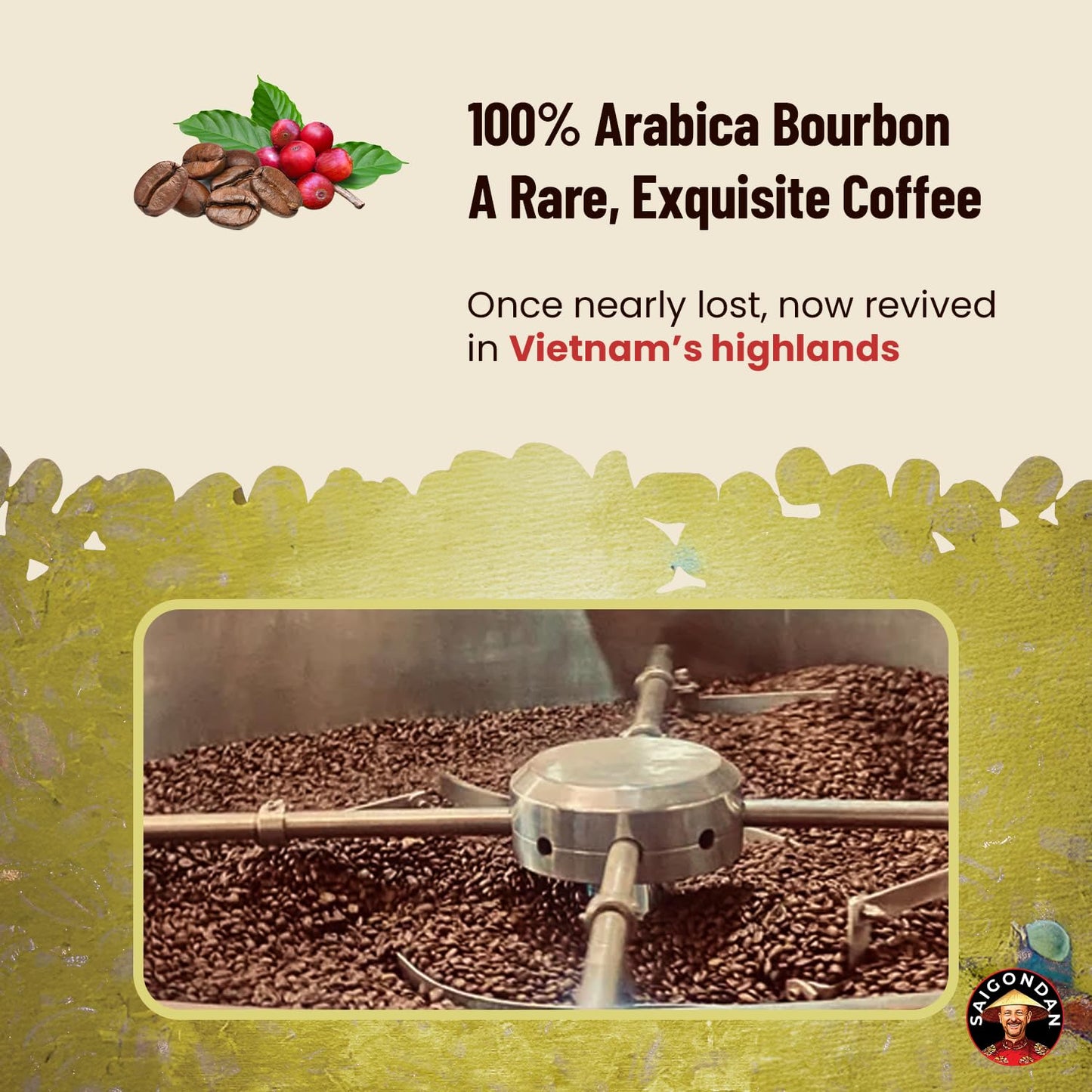 Joyful Pour Over Vietnamese Coffee – Saigondan Single Serve Coffee Sachets | Medium Roast 100% Arabica Bourbon | Instant Specialty Coffee for Travel & Camping | Notes of Orange Blossom (18 Sachets)