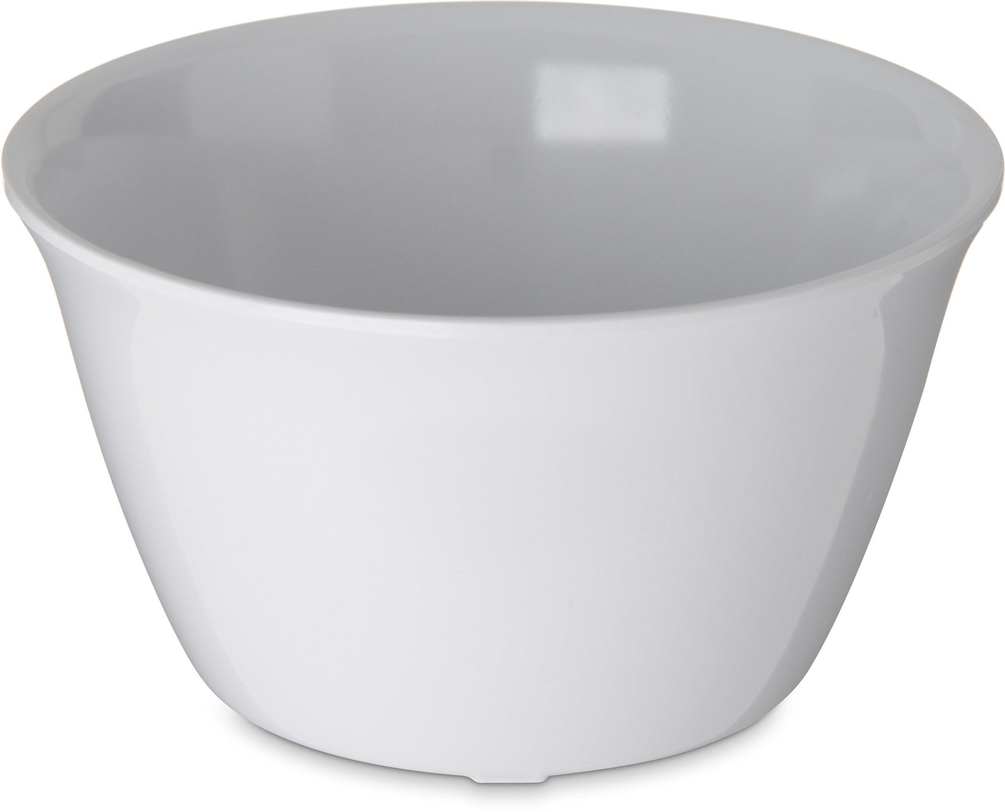 Carlisle FoodService Products Dallas Ware Reusable Plastic Bowl Bouillon Cup Bowl for Home and Restaurant, Melamine, 8 Ounces, Black, (Pack of 24)