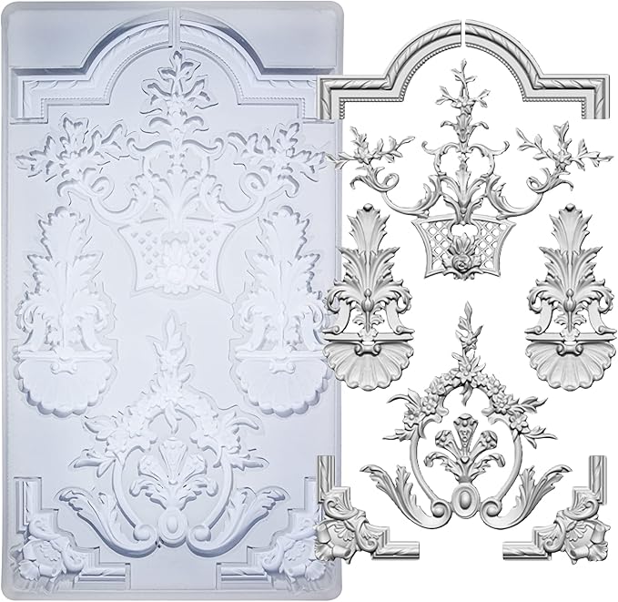 Mermaid and Sea Creatures Clay Molds for Crafts
