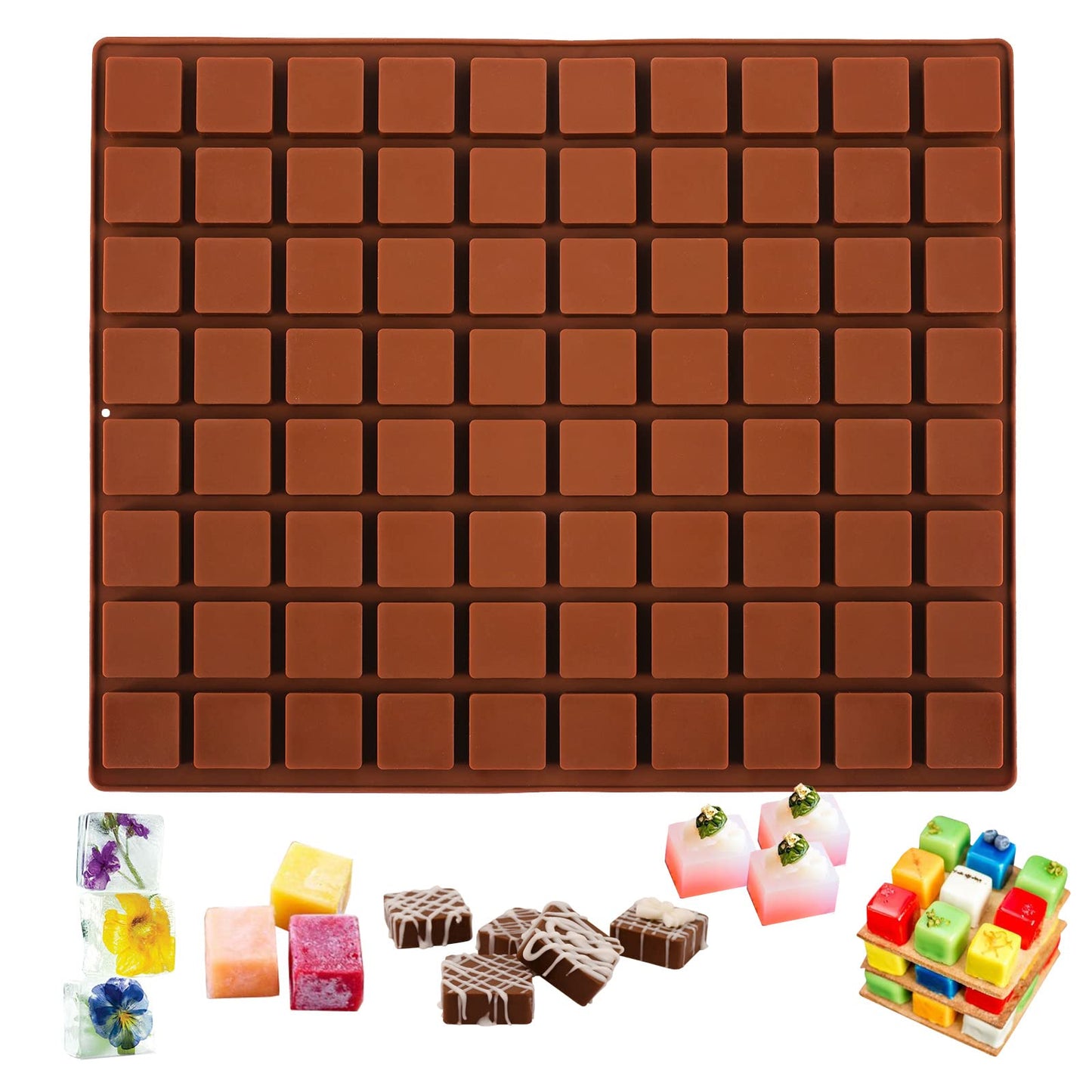 Sakolla Graduation Fondant Molds Silicone Doctoral Cap Diploma Chocolate Candy Molds Congrats Grad Congratulations Mould Cake Toppers Party Decorations for 2026 Graduation Celebration