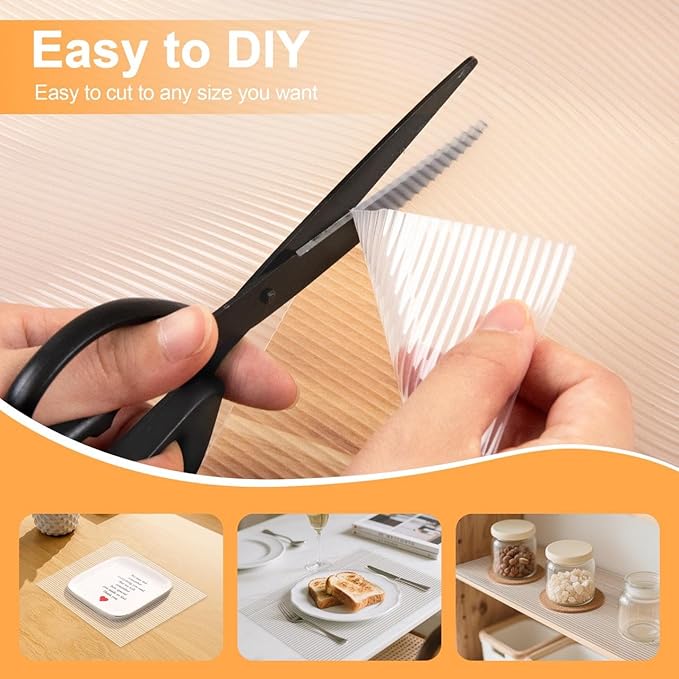 FEXIA Shelf Liners for Kitchen Cabinets Non-Slip Drawer Liner 16 Inches x 20 FT Waterproof & Oil-Proof Non Adhesive Durable Material Fridge Liner for Shelves