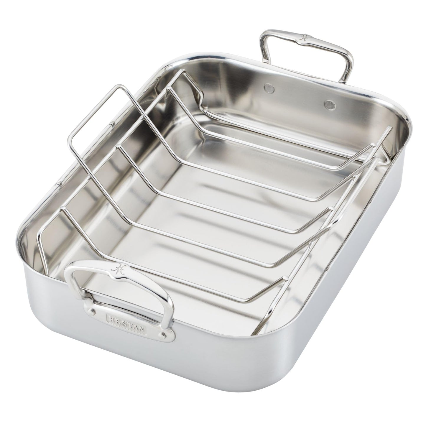 Hestan Provisions 8-Quart Stainless Steel Pasta Insert and Steamer Basket - Fits 8 Qt Stock Pots, 18/10 Stainless Steel, Dishwasher Safe