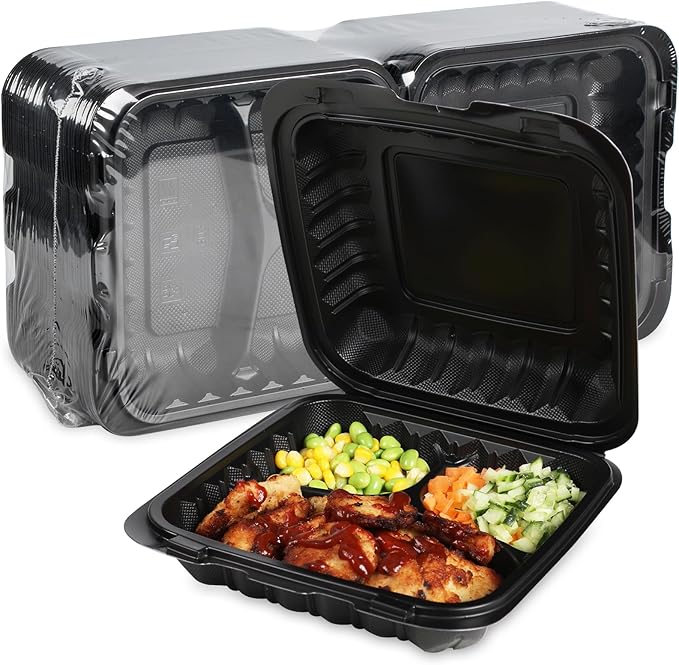 FRESHPAK 40 Pack 41oz Meal Prep Containers - Shrink Wrap Ready To Use