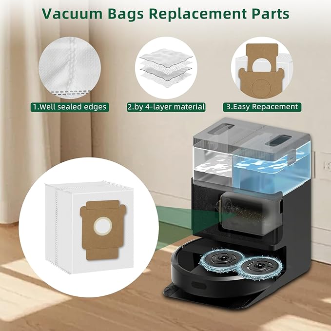 26 Pcs Replacement Kits for irobot Roomba Plus 405/505 Combo Vacuum Cleaner