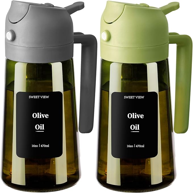 SWEET VIEW Olive Oil Dispenser and Oil Sprayer