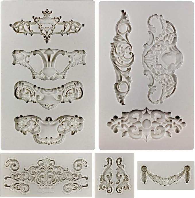 Mermaid and Sea Creatures Clay Molds for Crafts