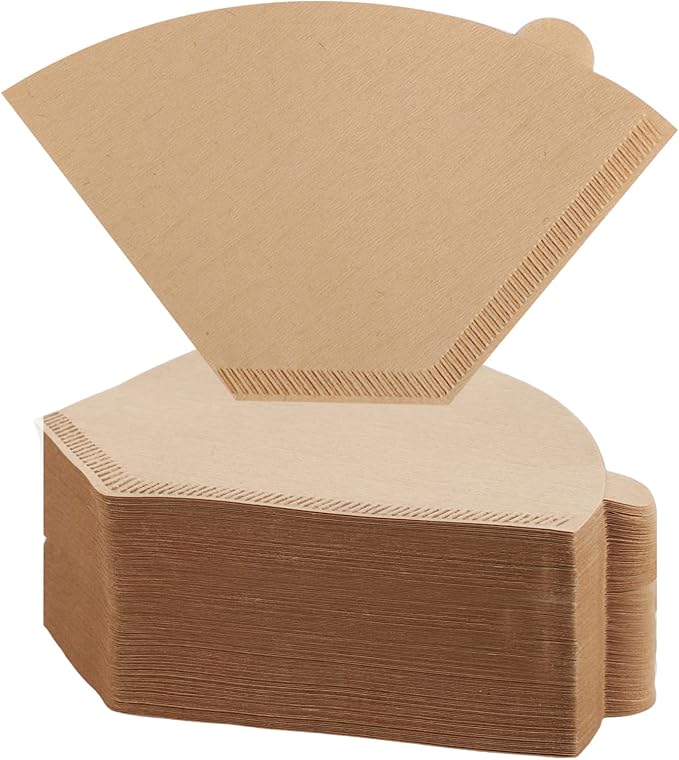 100Pcs Coffee Filters #2, Unbleached 2 Cone Filters Paper