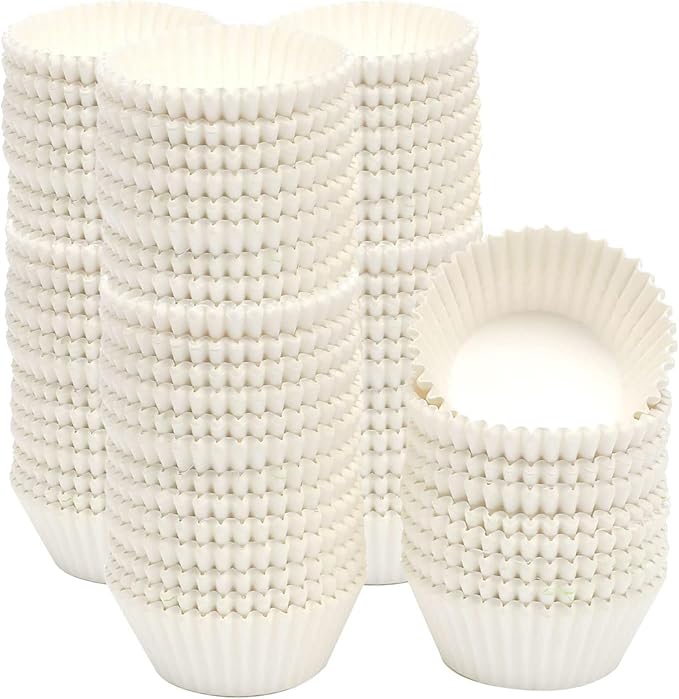 qiqee Coffee Cupcake Liners, 300 Count, Jumbo Size
