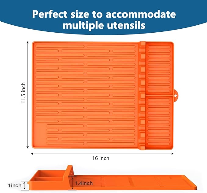 MAXTBEE Silicone Griddle Mat for Blackstone - BBQ Grill Accessory