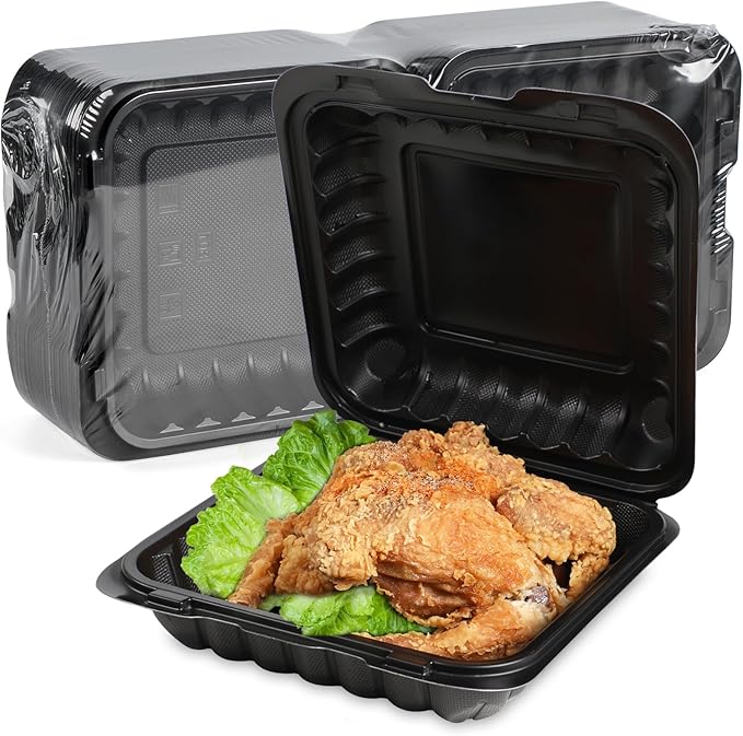 FRESHPAK 40 Pack 41oz Meal Prep Containers - Shrink Wrap Ready To Use