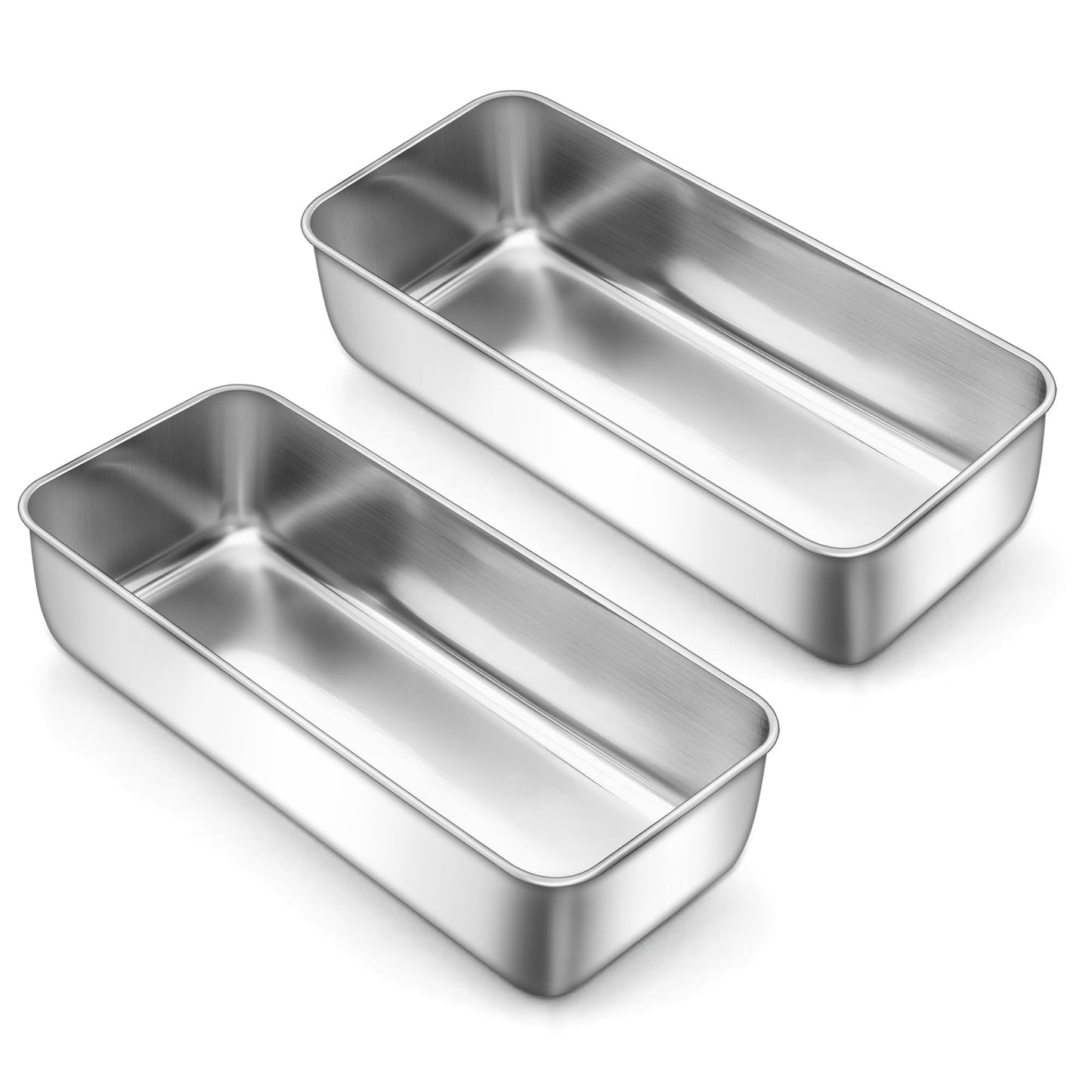LIANYU Bread Loaf Pans Set of 4, 1 Large (12x5 Inch) & 3 Medium (9x5 Inch)