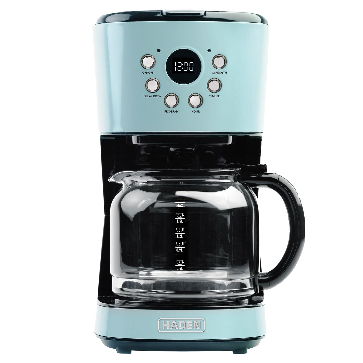 HADEN Coffee Machine, 12 Cup Programmable Drip Coffee Maker