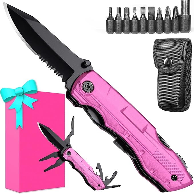 Grandpa Gifts, "BEST GRANDPA EVER" Multitool Knife, Stocking Stuffers for Grandpas, Grandpa’s Christmas Birthday Gifts Idea for Grandfather, Grandpa Fathers Day Gift, Grandpa’s Gift