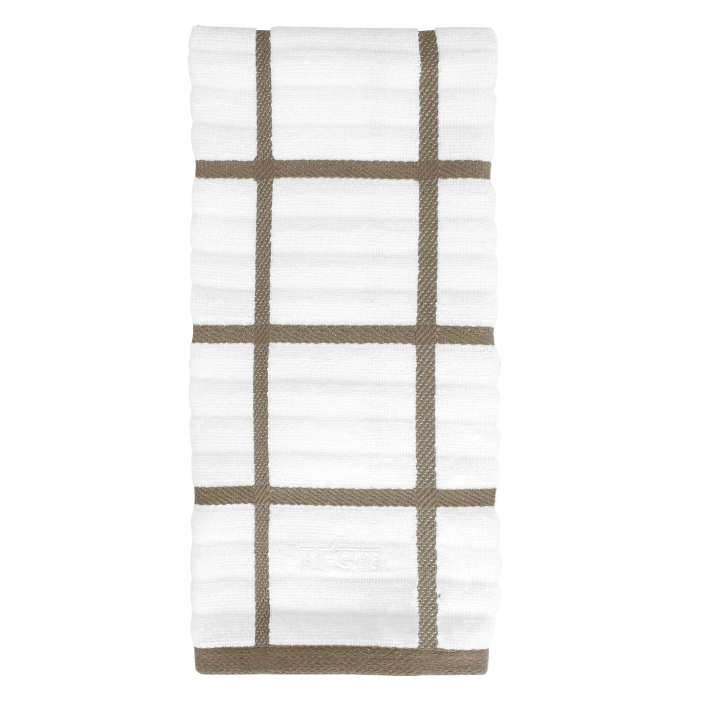 All-Clad Solid Kitchen Towels: Highly Absorbent, Super Soft Long Lasting - 100% Cotton, 17"x30" Tea Towels for Cleaning & Drying Dishes, Pans, Glassware, or Countertops, (2-Pack), Fennel