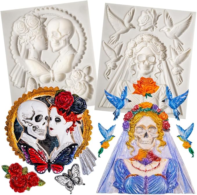 Mermaid and Sea Creatures Clay Molds for Crafts