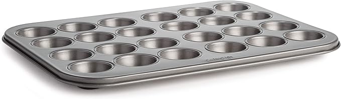 Cooking Light Heavy Duty Nonstick Bakeware Carbon Steel Fluted Tube Pan with Quick Release Coating, Manufactured without PFOA, Dishwasher Safe, Oven Safe, 9-Inch, Gray