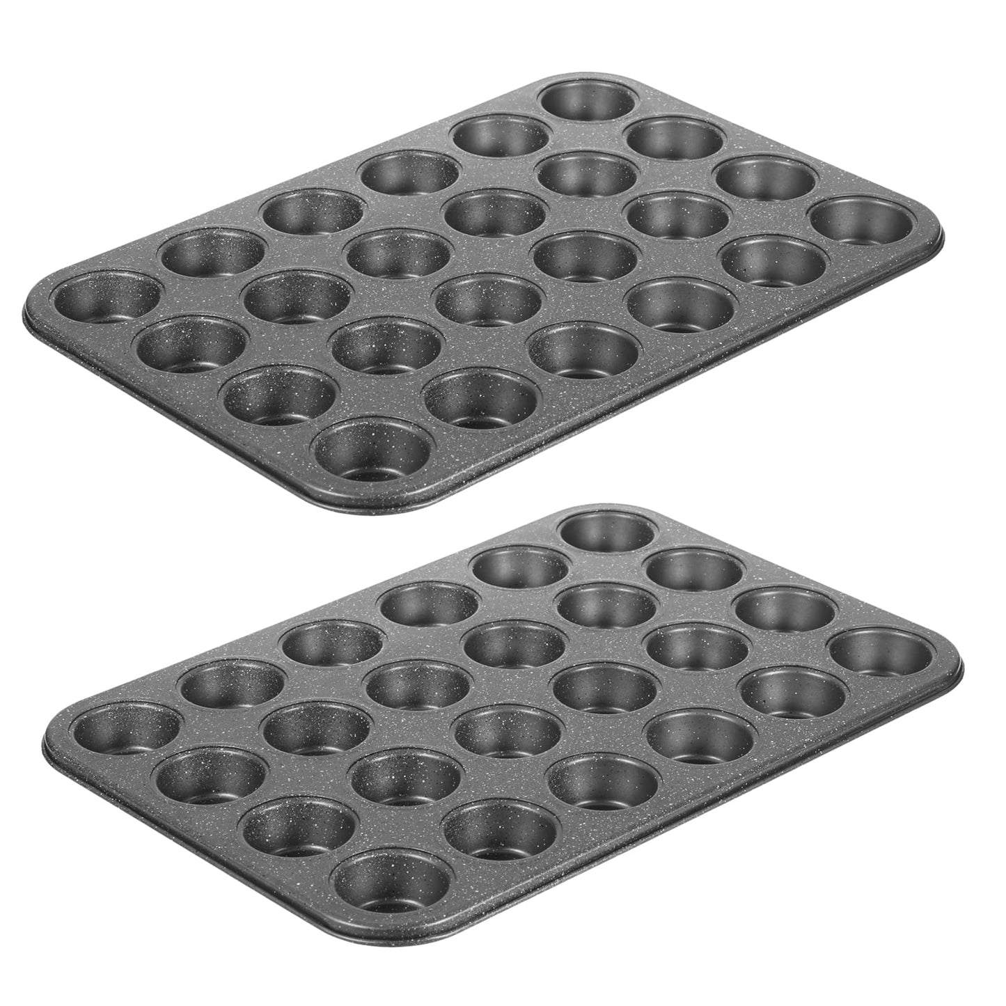 Walooza Mini Muffin & Cheesecake Pan, Nonstick 24, Toast Oven Baking Supplies