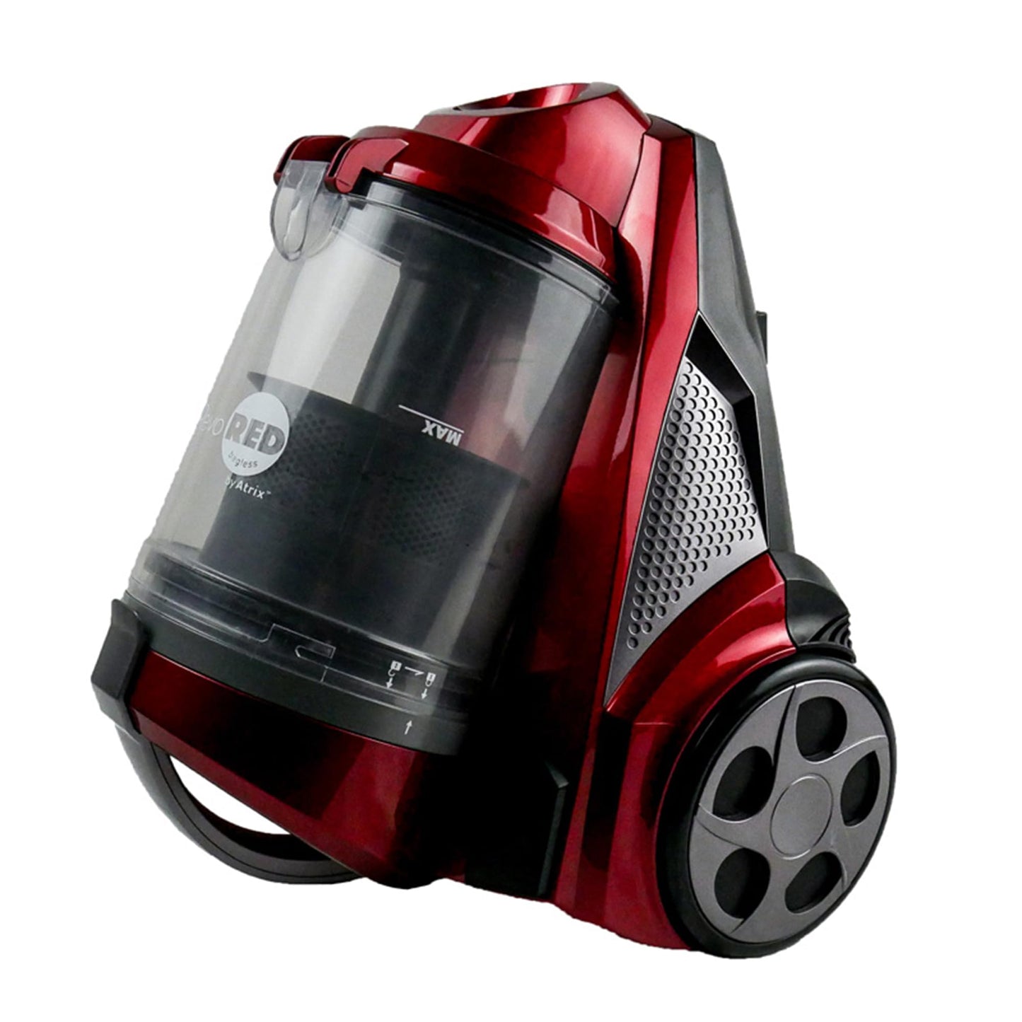 Atrix AHC-RR Revo Red Canister Vacuum Bagless