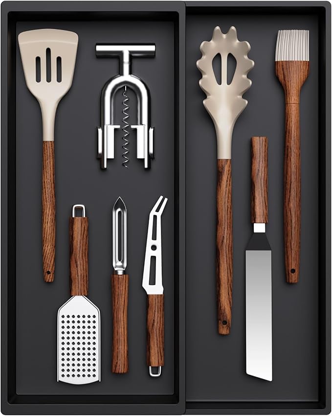 Lifewit Utensil Organizer for Kitchen Drawer, Expandable Cooking Tray