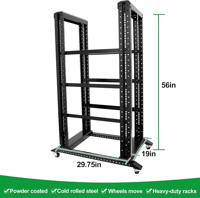 27U Server Rack/4-Post 19in Network Rack/Open Frame Rack
