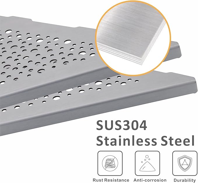Brushed Nickel 10’’ Corner Shower Shelf Bathroom Shower Shelves, 2 Pack Triangular 304 Stainless Steel Shower Corner Shelf for Tiled Walls, No Drilling