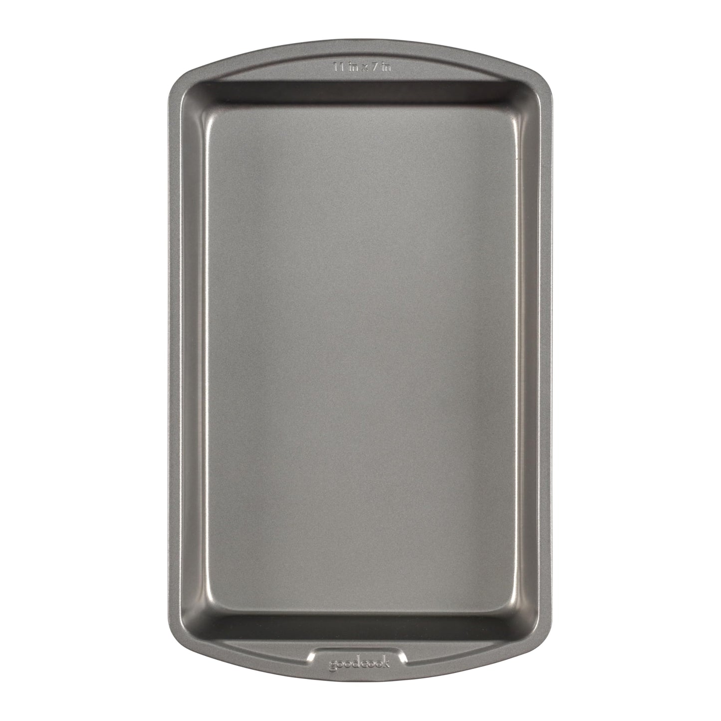 GoodCook Everyday Baking Pan with Metal Lid Nonstick Warp-Resistant Heavy-Gauge Steel Construction Even-Heating Oblong Cake Pan with Solid Oven-Safe Cover, 9x13-Inch, Gray