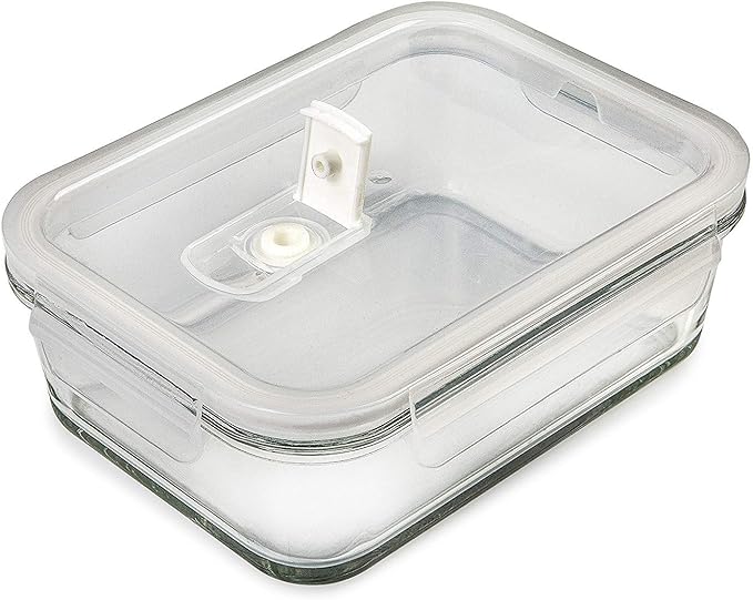 PrepNaturals 5 Pack 30 Oz Glass Meal Prep Containers - Dishwasher Microwave Freezer Oven Safe - Glass Storage Containers with Lids (Multi-Compartment)