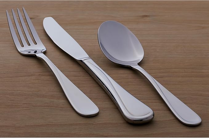 Oneida Flight Dinner Forks Silverware Set for 4, Flatware