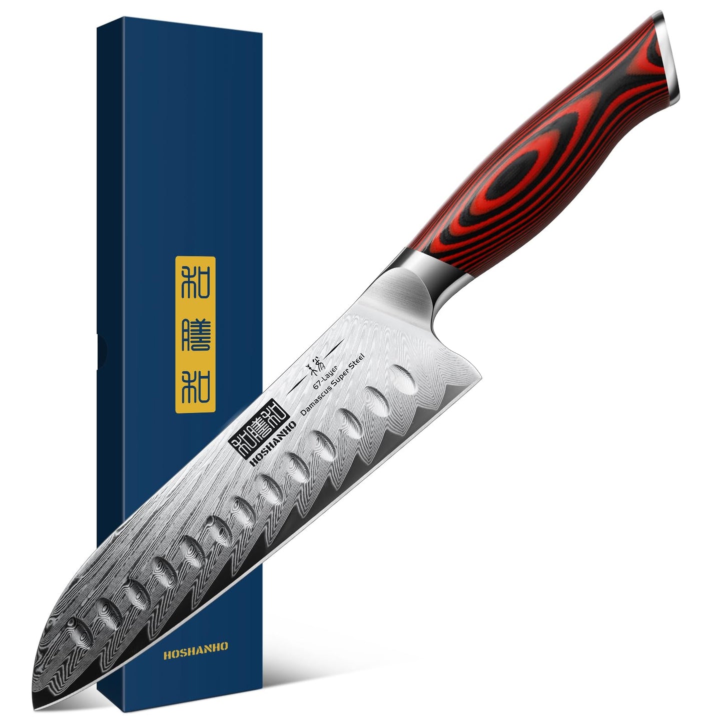 HOSHANHO Damascus Chef Knife, 8" Professional Japanese Kitchen Knife & G10