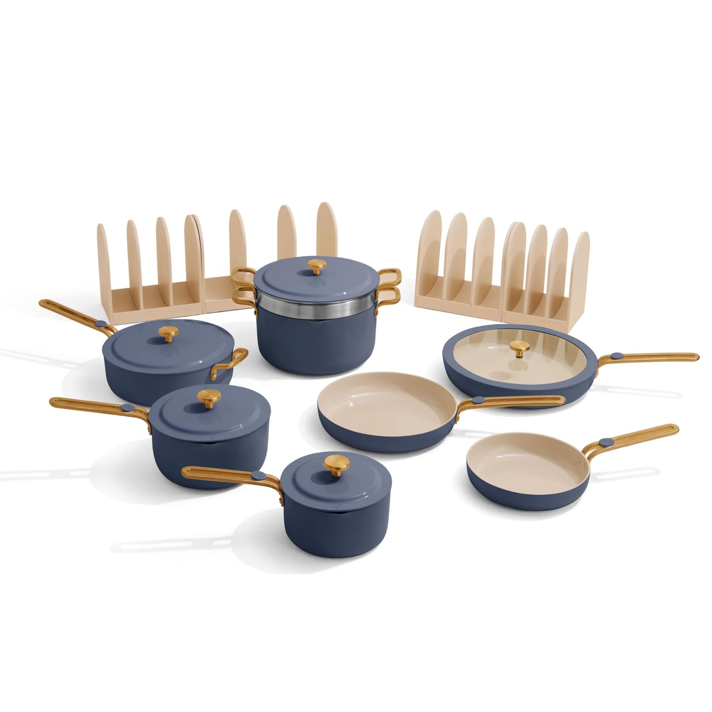 Our Place Essentials Complete Cookware Set, 11-Piece Ceramic Cookware Set