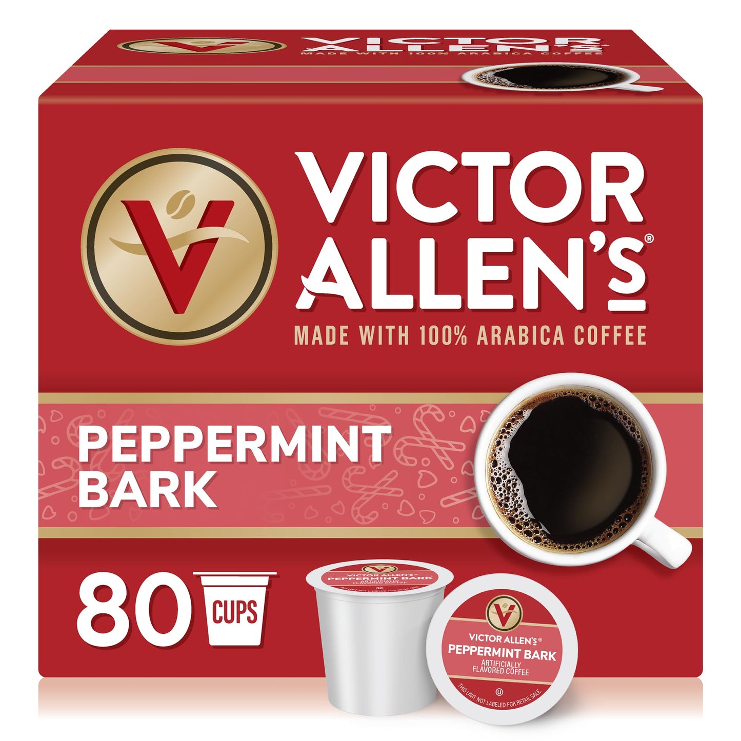Victor Allen's Coffee Caramel Macchiato Flavored, Medium Roast, 42 Count, Single Serve Coffee Pods for Keurig K-Cup Brewers
