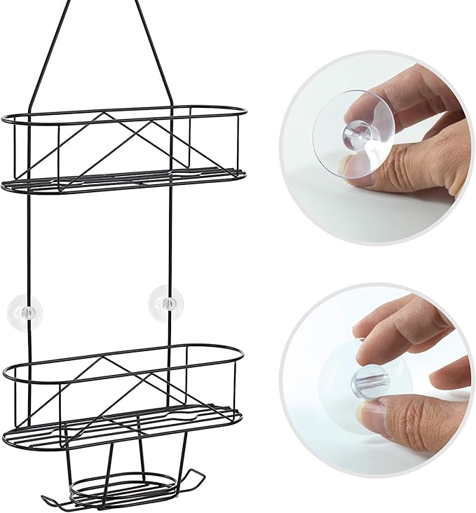 YeeBeny 6Pcs Shower Caddy Connectors - Heavy Strength Large Suction Cups Without Hooks, Replacement Suction Cups Compatible with Zenna Home, Simple Houseware, GeekDigg