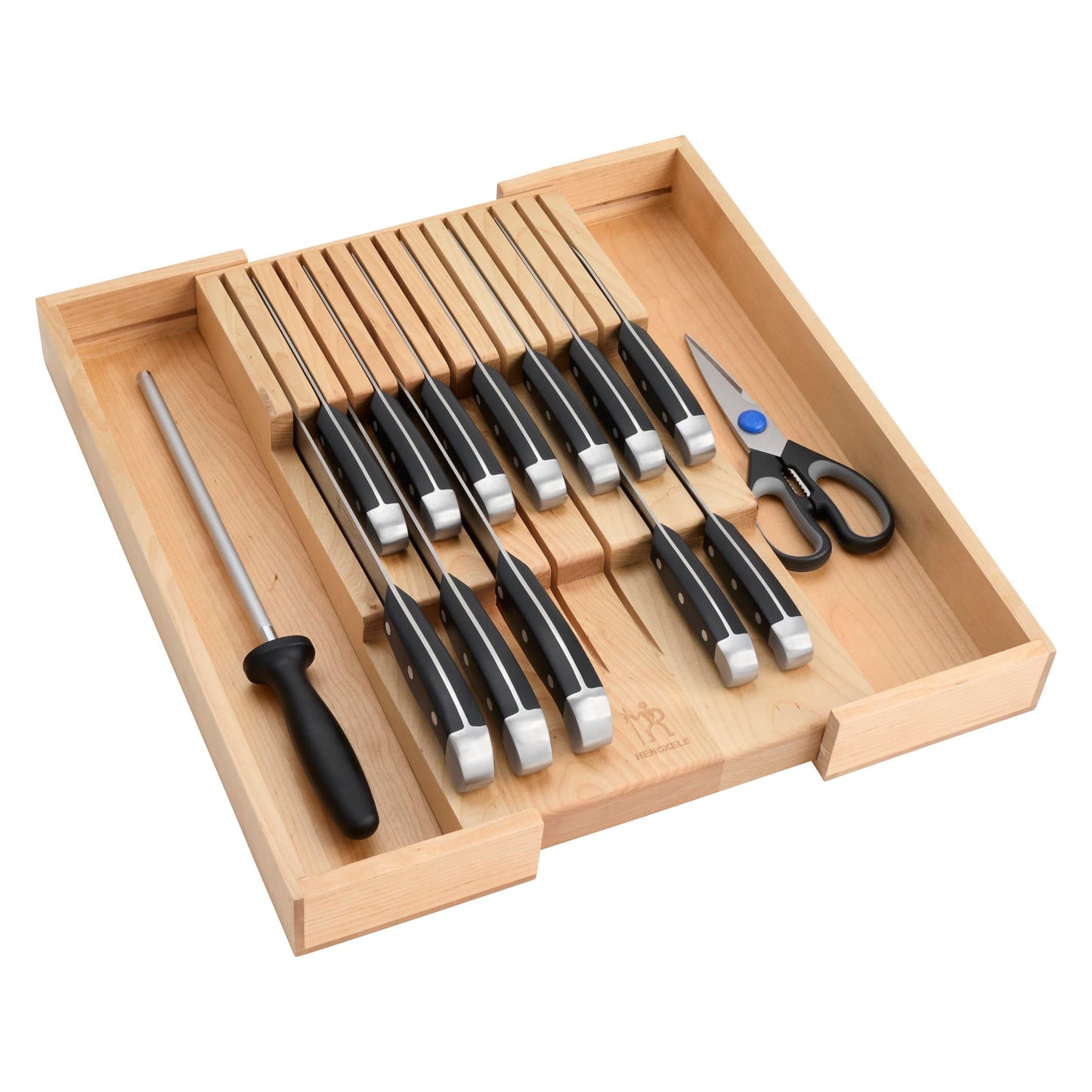 Henckels Statement 20-Pc Knife Set, Razor-Sharp, German Engineered, Brown