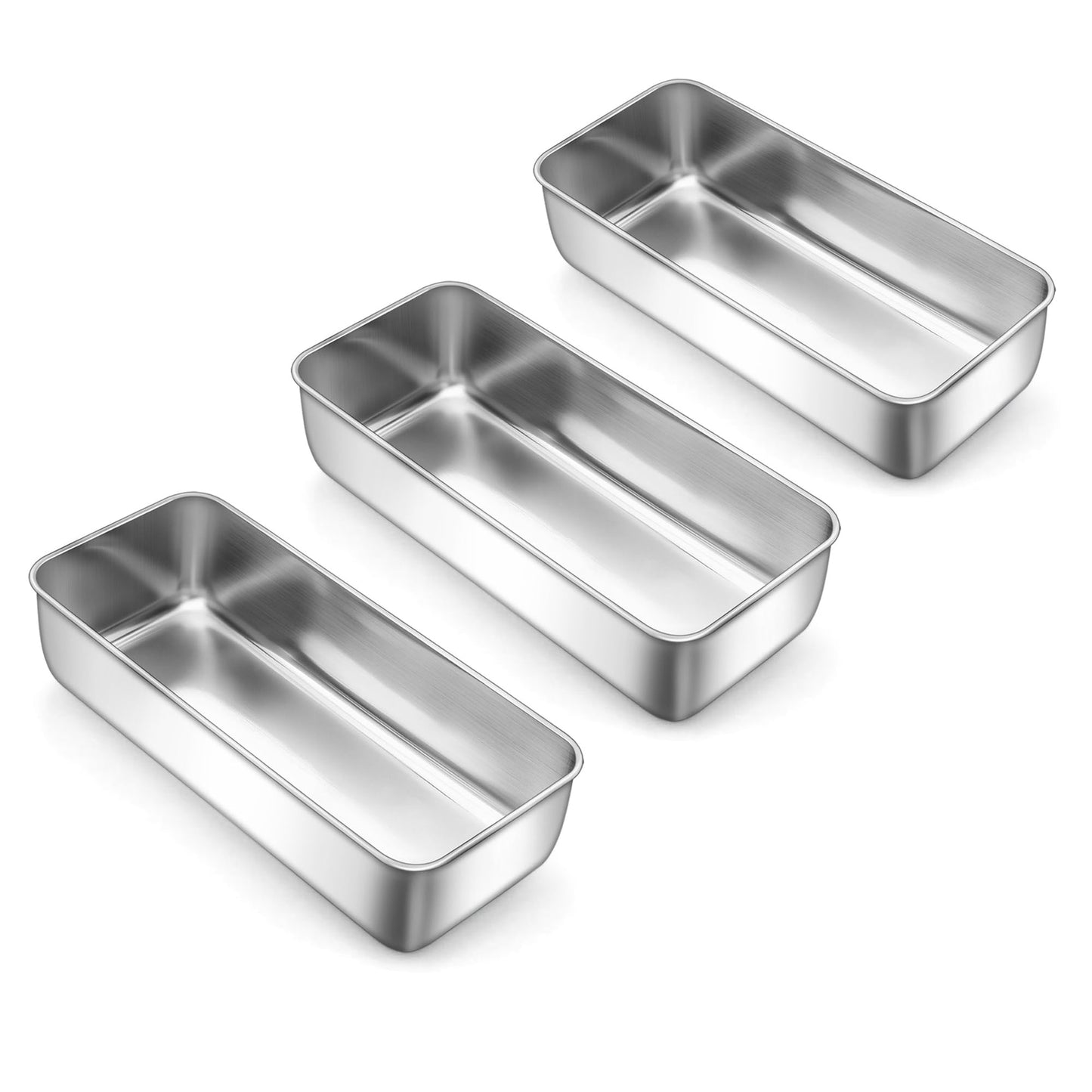 LIANYU Bread Loaf Pans Set of 4, 1 Large (12x5 Inch) & 3 Medium (9x5 Inch)