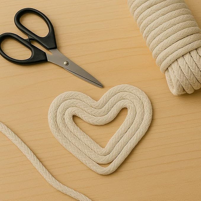 100 Ft Heavy Duty Braided Cotton Rope Clothesline Approximately #6 1/4" 6 mm Multi Purpose Home Boat Camping
