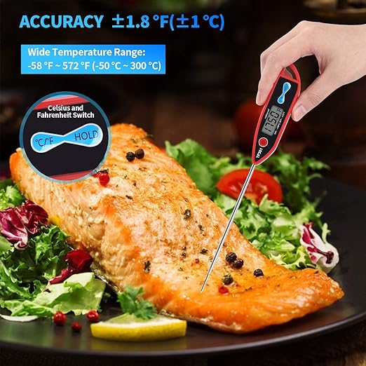 Yacumama Digital Water Thermometer for Liquids, Long Probe