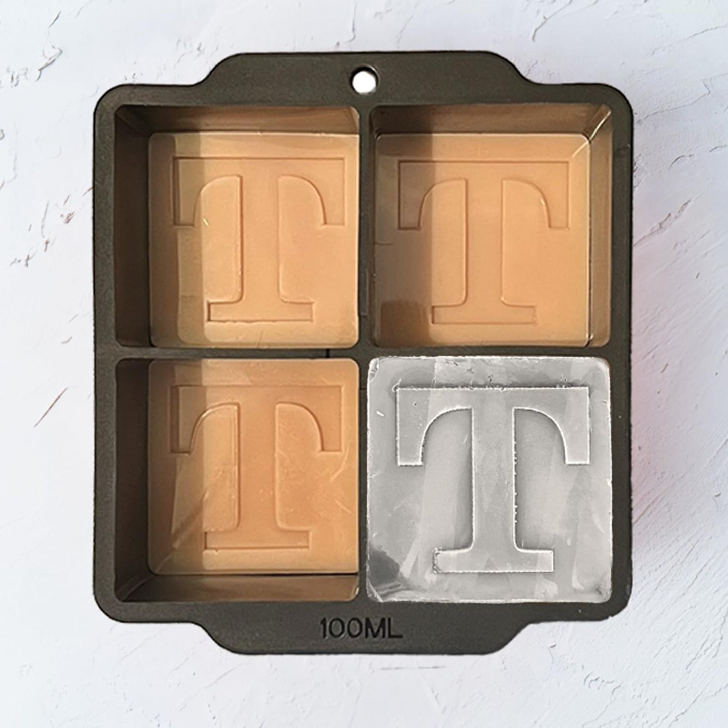 Letter G Monogram Ice Cube Mold Custom Ice Cube Mold 2 Inch Big Initials Silicone Ice Cube Tray Gifts for DAD Gifts for Him