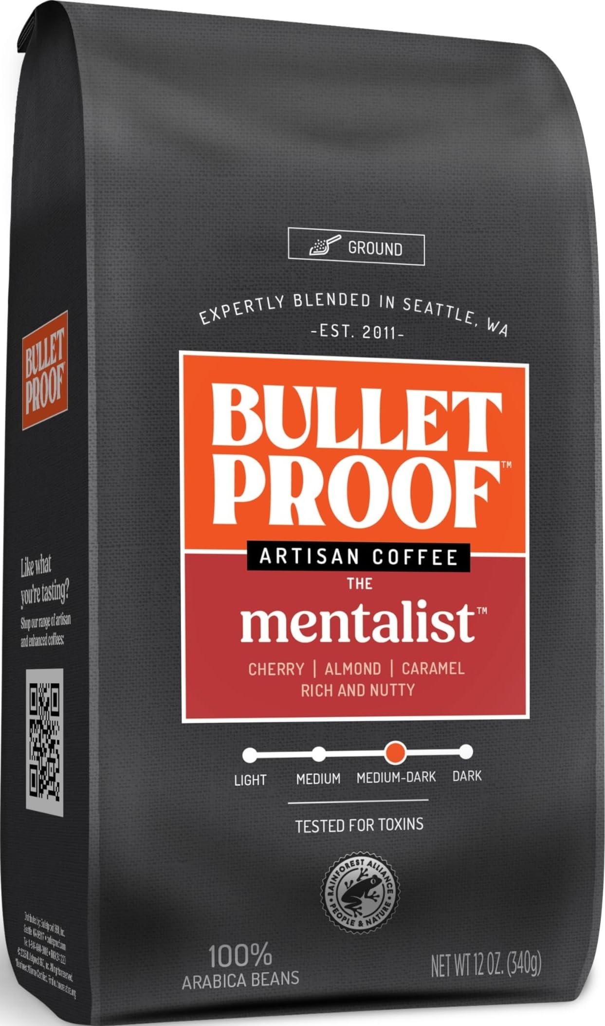 Bulletproof Original Medium Roast Ground Coffee, 12 oz