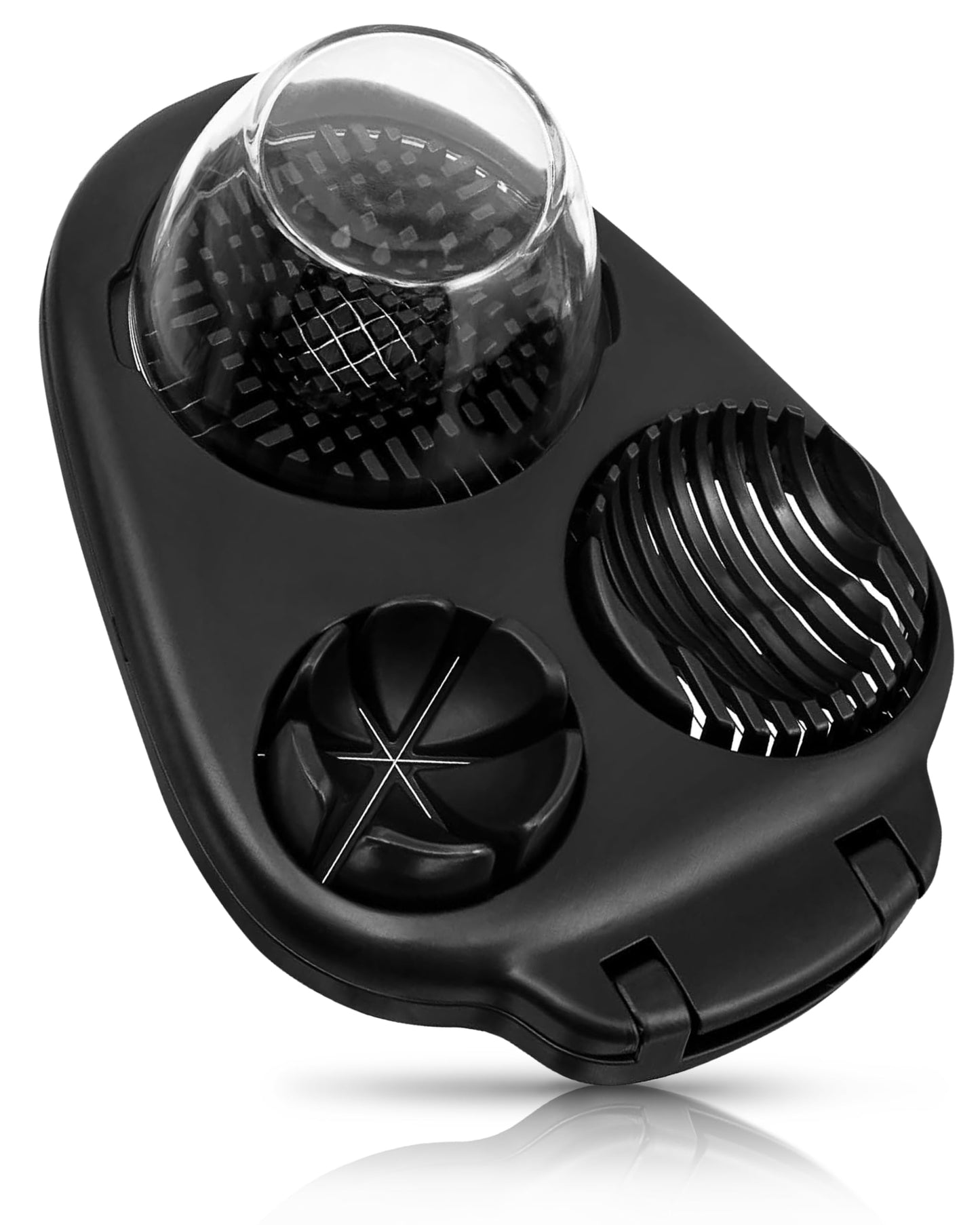 Egg Slicer for Hard Boiled Eggs - 3 Slice Modes Egg Cutter, Dicer, Chopper